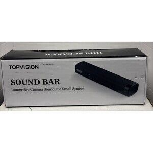 TOPVISION SoundBar: TV, Soundbar, Wired & Wireless Bluetooh Speaker New In box